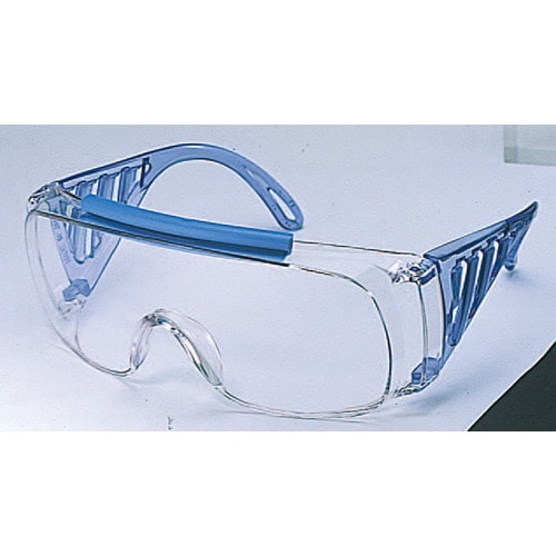 安全メガネ No.337S ブルー PET