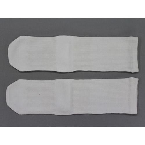 #3976−4P−L かかとキャッチ先丸白 4足組