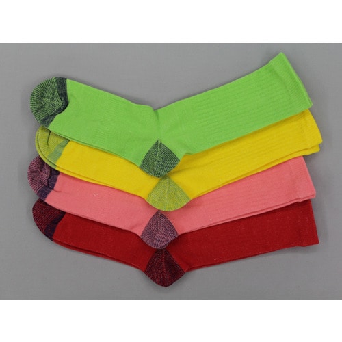 #4033−4P−L 消臭ソックス指又付 カラー