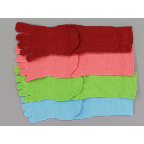 #4035−4P−L 消臭ソックス5本指 カラー