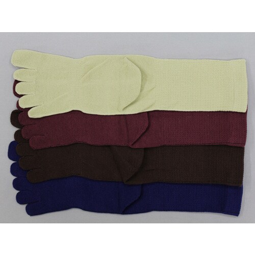 #4036−4P−L消臭ソックス5本指ワークカラー