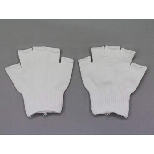 #128綿5本指だし手袋のびのび