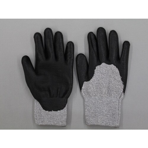 #496−L 高耐切創性手袋ニトリルナックル L