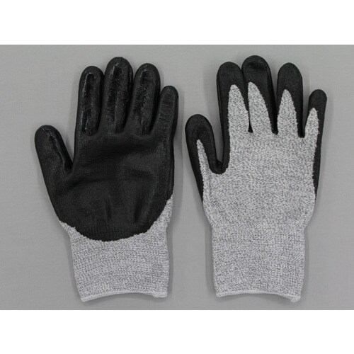 #497−S 高耐切創性手袋ニトリル背抜き S