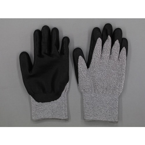 #497−L 高耐切創性手袋ニトリル背抜き L