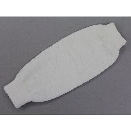 #1860 ホワイト アクリルニットアームカバー