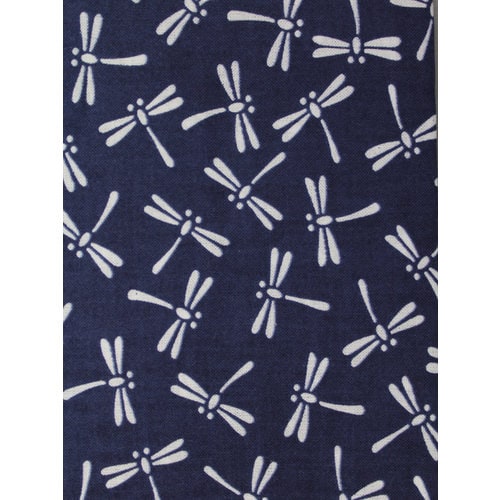 #1910 紺 とんぼ柄和手ぬぐい 100cm