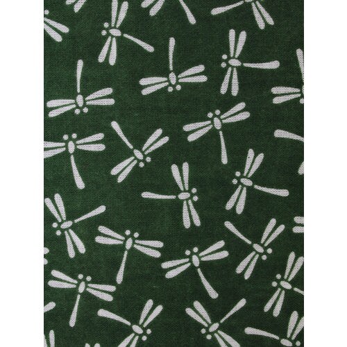 #1910 緑 とんぼ柄和手ぬぐい 100cm
