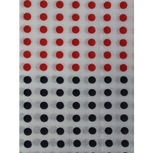 #1913 和手ぬぐい豆絞り 赤紺 90cm