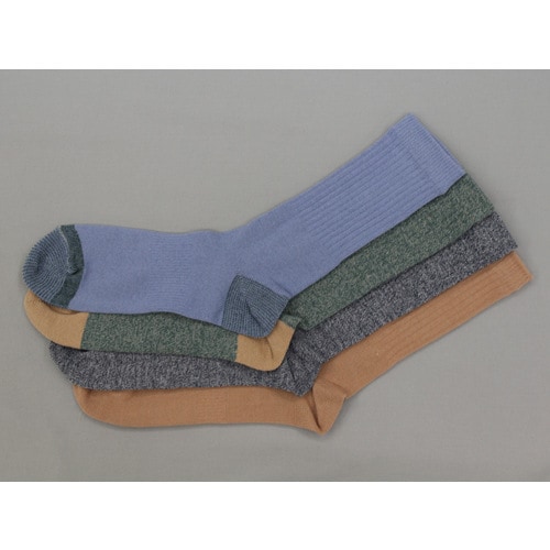 #2078−7P 消臭ソックス先丸カラー 7足組