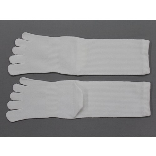 #2201−3P応援サポーター5本指白M 3足組