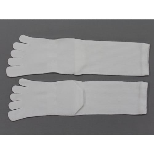 #2202−3P応援サポーター5本指白L 3足組