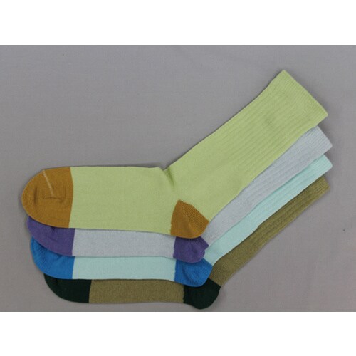 ストレッチフィット先丸ワークカラー 4足組