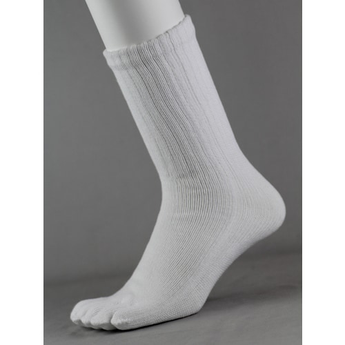 #2832−3P とっても厚い5本指しろ3足組