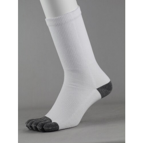 #3342−3P 紀州備長炭五本指ソックス白3足組