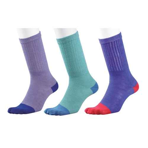 #4079−3P−Lウルトラα指又ソックス カラー