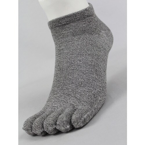 デオセル5本指カカト付ショート丈モクカラーL