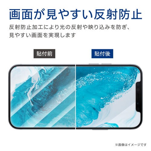 iPhone12Proガラスフィルム/BL/防反射