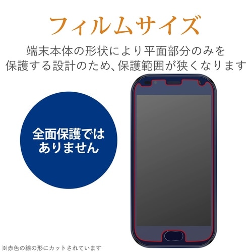 らくらくスマホ ガラスフィルム