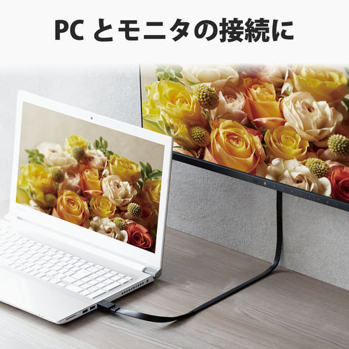 プレミアムHDMIケーブル フラット 1.0m