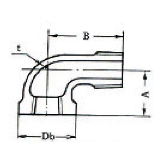 銅合金C3771メスオスエルボ BS SL1/8