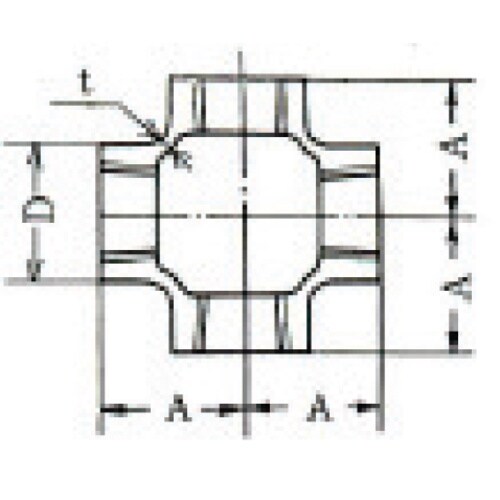 銅合金C3771 クロス BS X1/8
