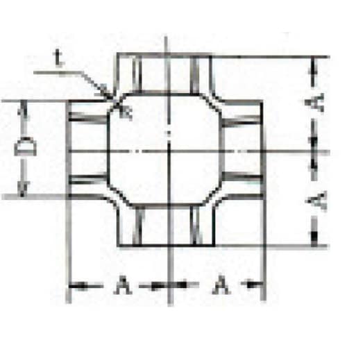 銅合金BC−6 クロス BC X3/4