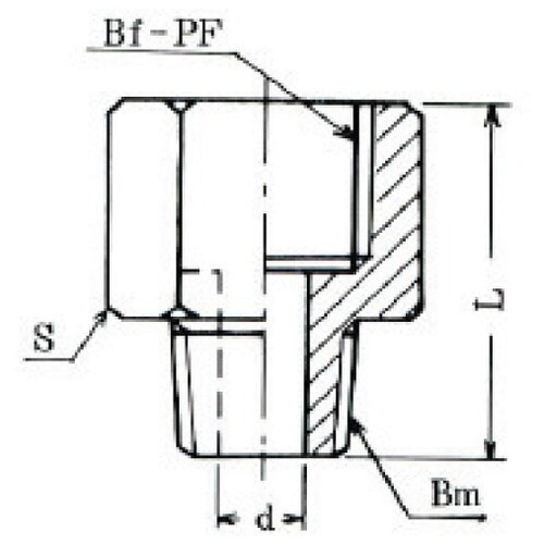 銅合金 ゲージホルダ BS GH3/8x3/8