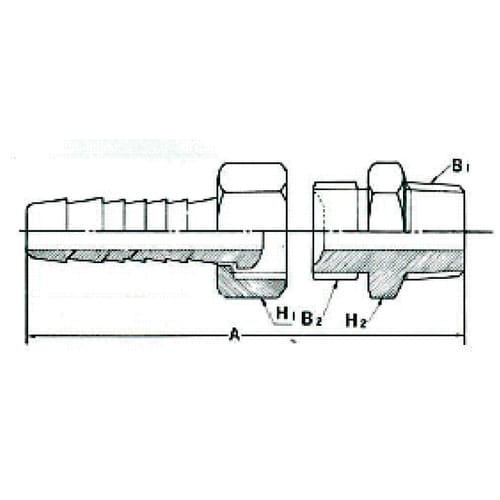 片口ホースユニオン BS HCM R1/2×φ16