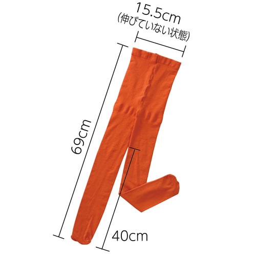 カラータイツ 白