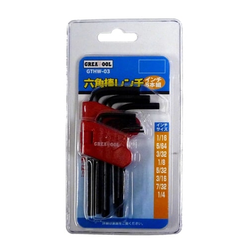GT 六角棒レンチ インチ GTHW−03