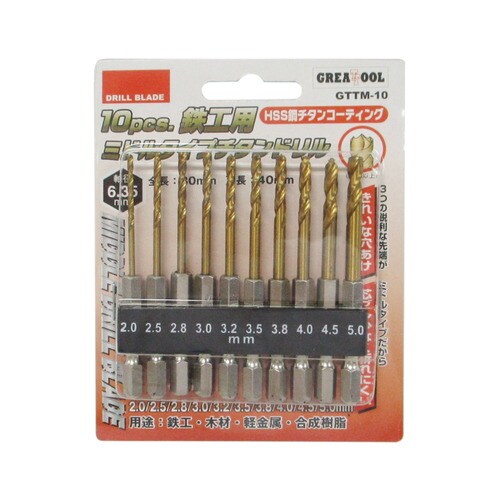GT ミドルチタンドリル GTTM−10