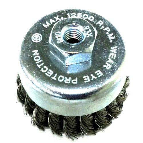 極龍 強靭ヒネリブラシ80mm ステン線