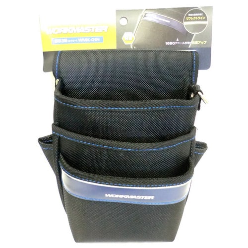 WM 腰袋 3段 ネイビーWMK−01N