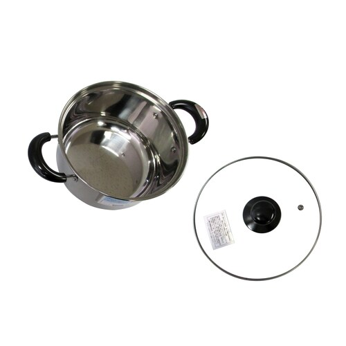 AS ステン3層底 両手鍋 20cm