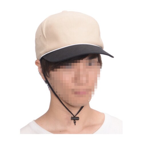 おでかけヘッドガード キャップタイプ L ブラウン