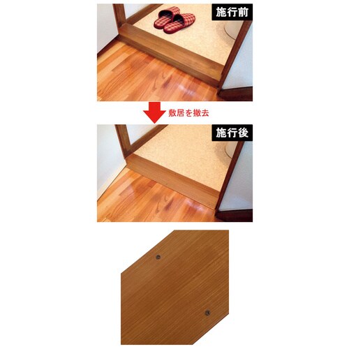 滑りにくいフラットレール フラットタイプ