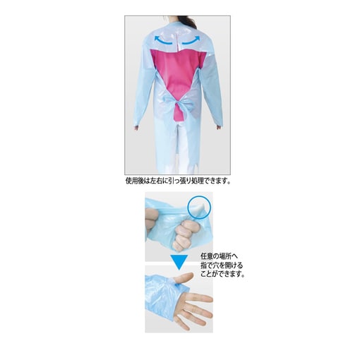 国産液体防護ガウン WCR−G001