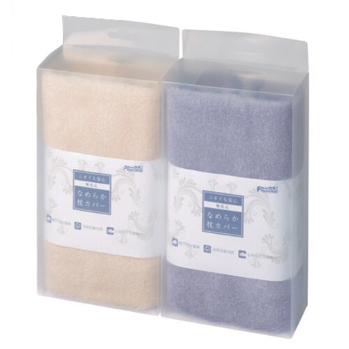 ニオイも安心無臭元なめらか枕カバー ベージュ×3