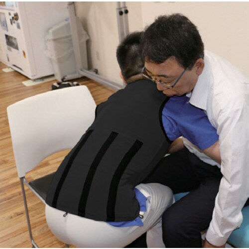 作業アシストベスト 黒 6L
