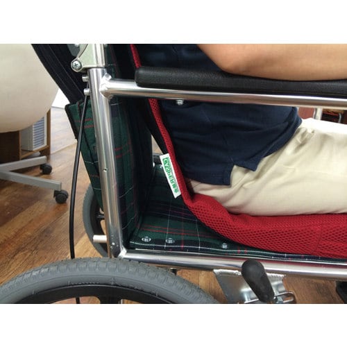 ZAFU(車いす用クッション)ゼロコード付/緑/S