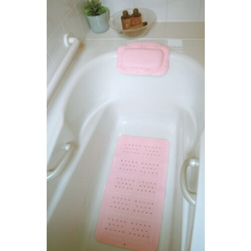 すべり止めバスマット/ピンク/S×3
