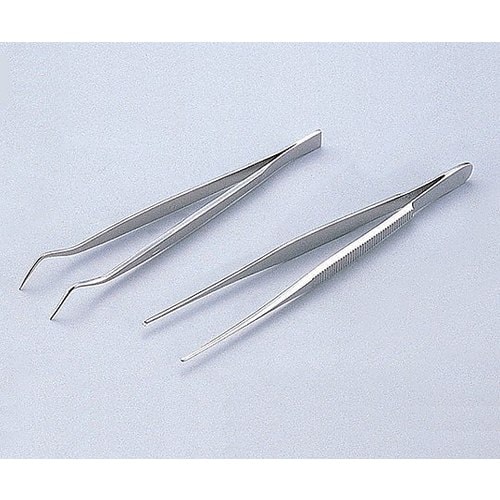 歯科用・先細ピンセット 無鈎 150mm