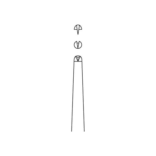 ピンセット 145mm 幅2.5mm