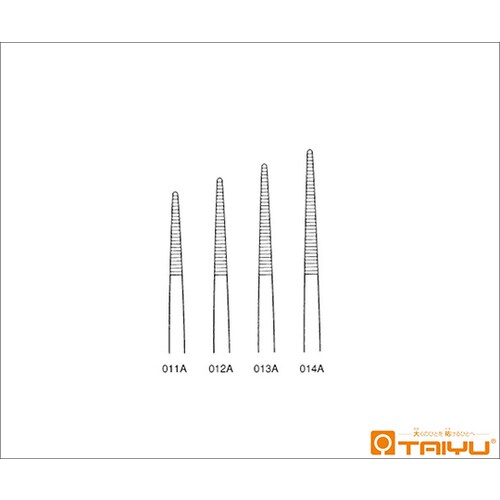 先細鑷子 無鈎 折曲式 ダボ無 全長15cm