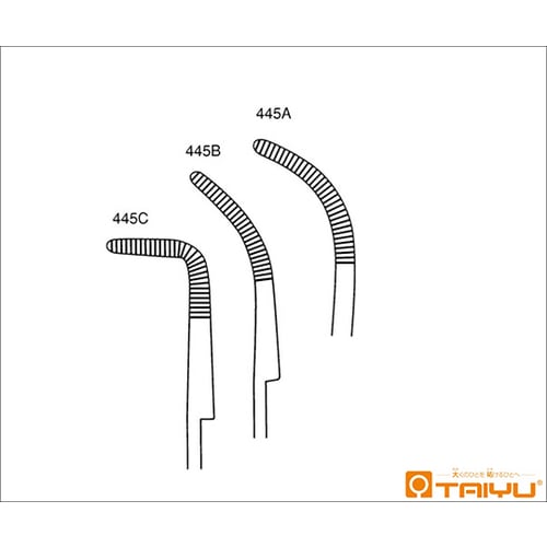 赤倉ケリー鉗子 A 無鈎 ネジ止 全長22cm