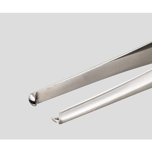 ピンセット(中波) 有鈎 180mm