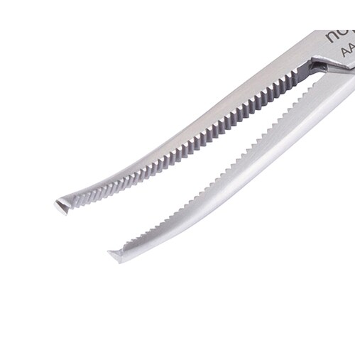 コッフェル止血鉗子 有鈎 曲 130mm