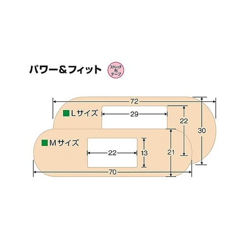 ケアリーヴ(TM) パワー&フィット(救急絆創膏)