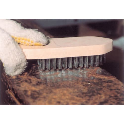 ワイヤーブラシ(波線・5列)230mm